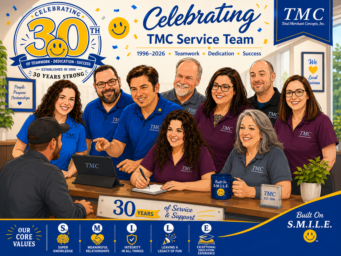 The Service Behind The Smile 30 Years Of Caring For People